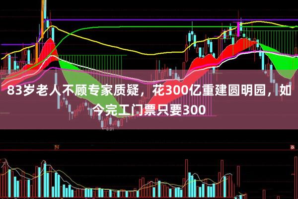 83岁老人不顾专家质疑，花300亿重建圆明园，如今完工门票只要300