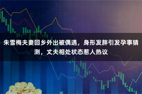 朱雪梅夫妻回乡外出被偶遇，身形发胖引发孕事猜测，丈夫相处状态惹人热议